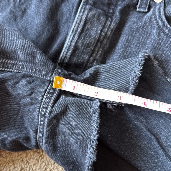 Everlane Denim Cut Off Organic Cotton Black Shorts - Picture 5 of 9